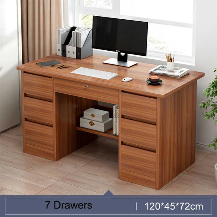 المنزل مكتب خشبية مكتب مذاكرة الكتابة مكاتب طاولة حاسوب Home Office Wooden Study Writing Desk Computer Table Desks