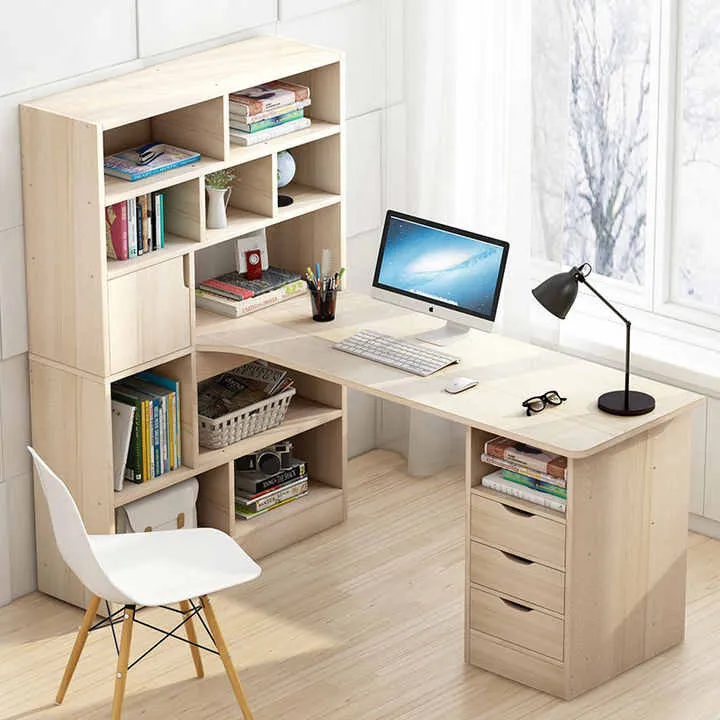 المنزل مكتب خشبي طالب دراسة منضدة كتابة . Home Wooden Office Student Study
