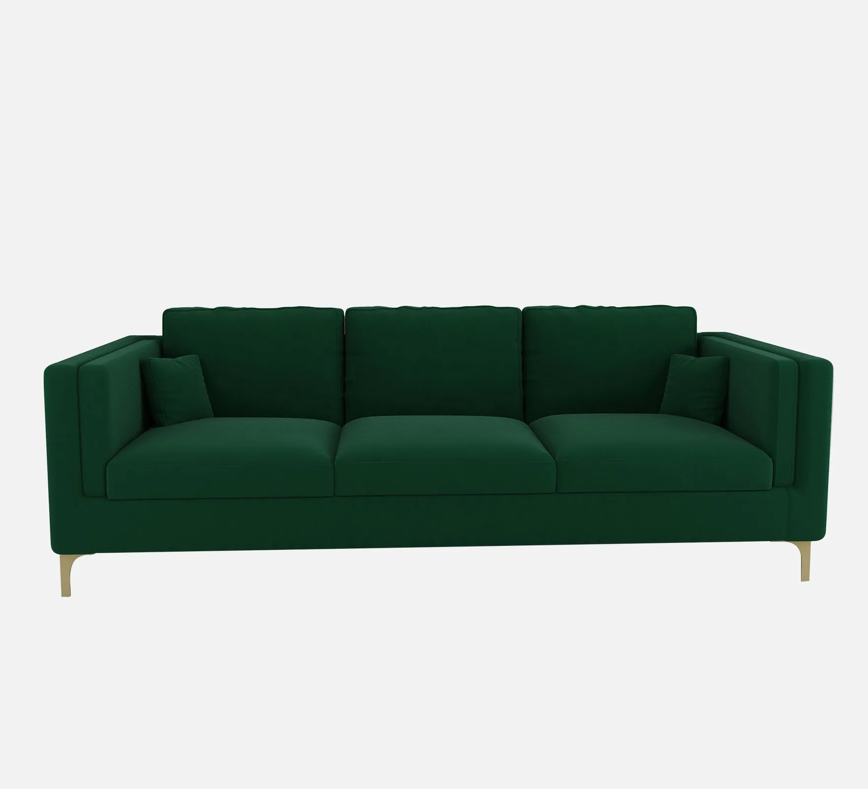 Adorn Homez Medan Sofa in Premium Velvet Fabric