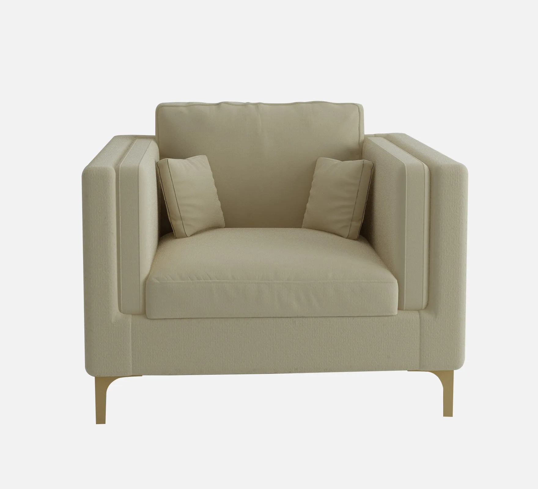 Adorn Homez Medan Sofa in Premium Velvet Fabric