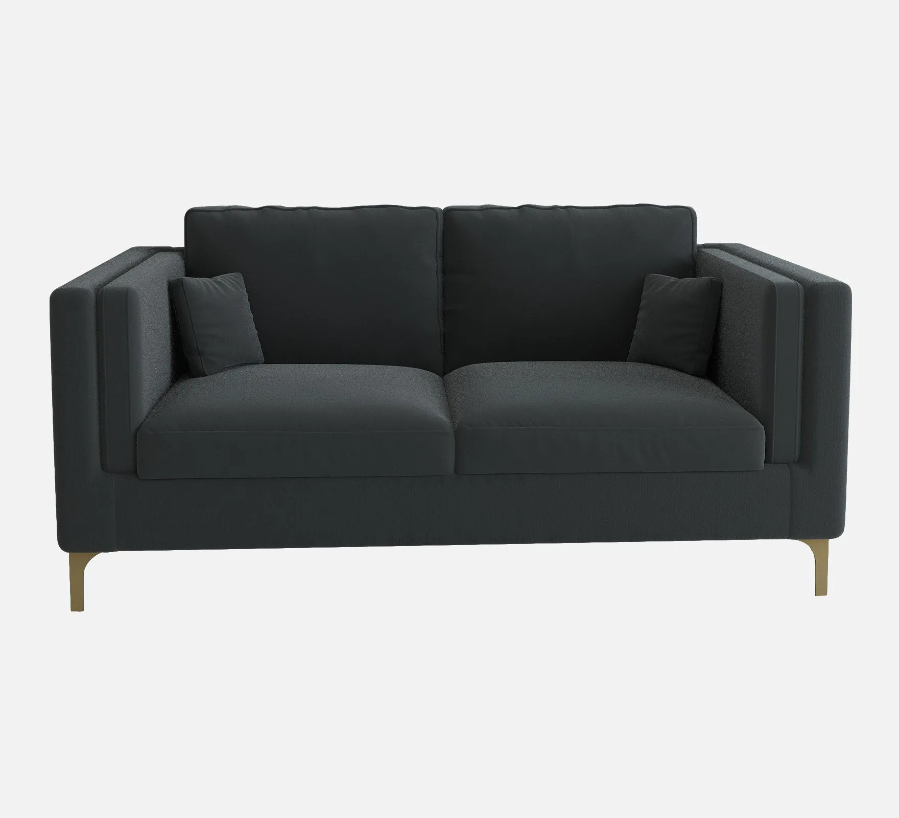 Adorn Homez Medan Sofa in Premium Velvet Fabric