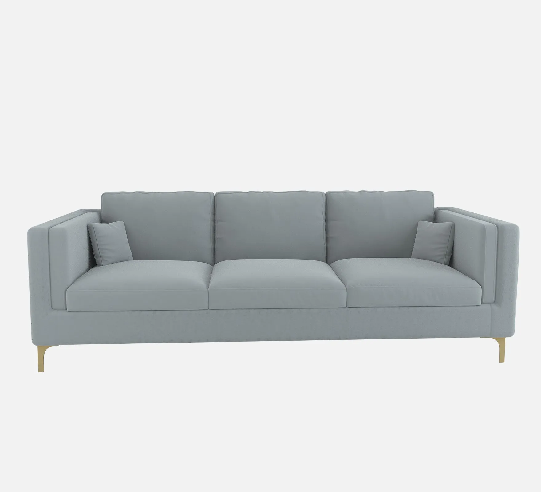 Adorn Homez Medan Sofa in Premium Velvet Fabric