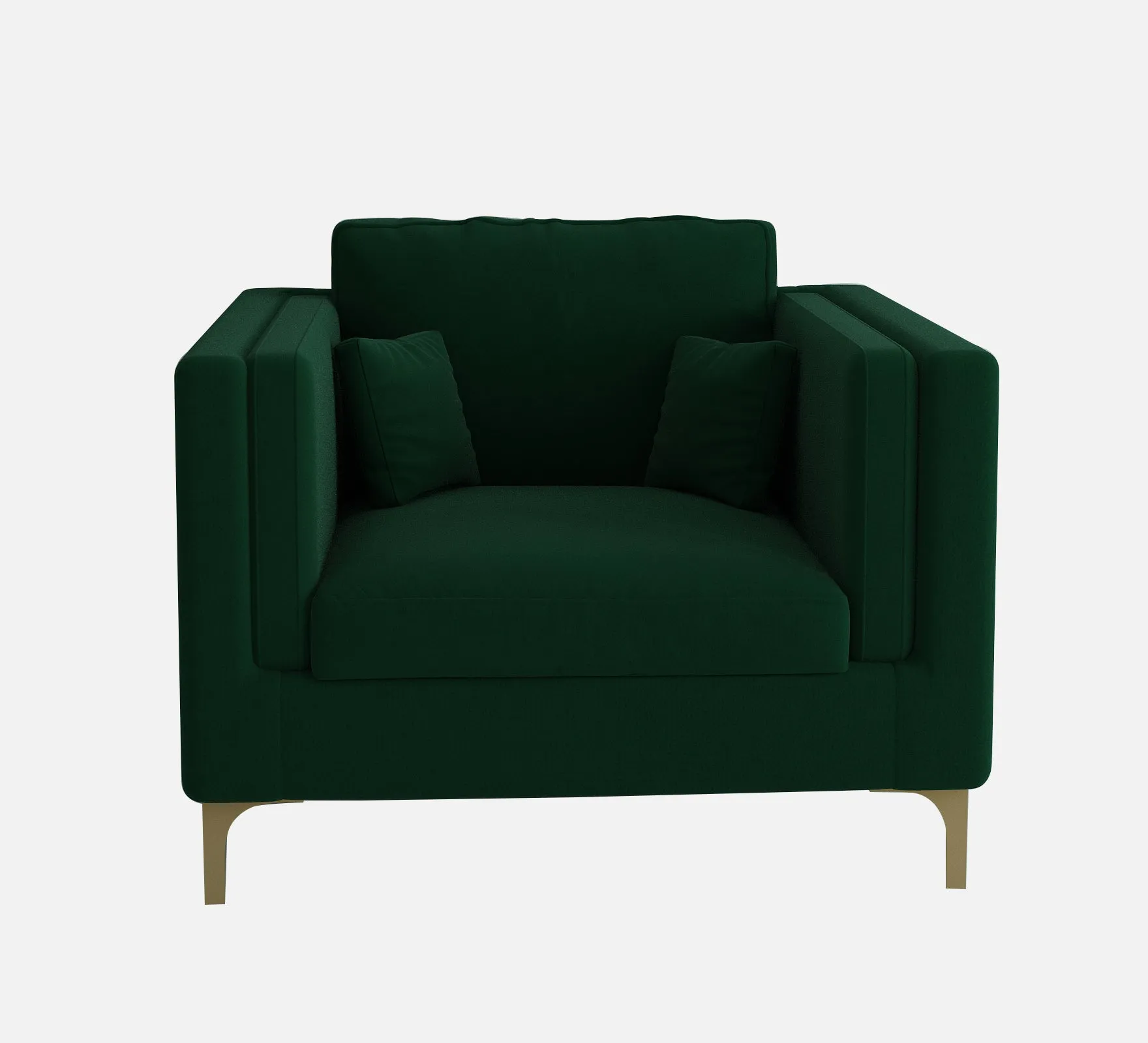 Adorn Homez Medan Sofa in Premium Velvet Fabric