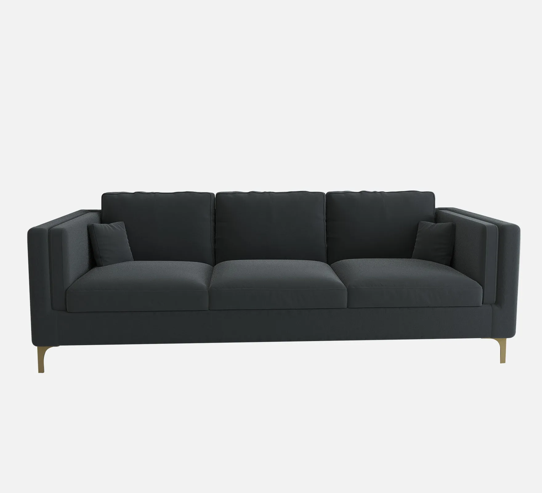 Adorn Homez Medan Sofa in Premium Velvet Fabric