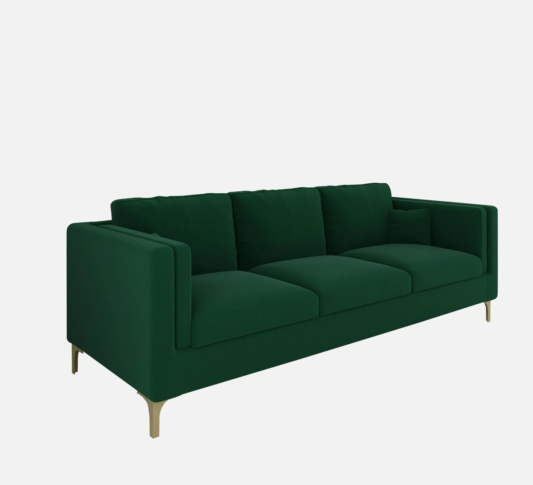 Adorn Homez Medan Sofa in Premium Velvet Fabric