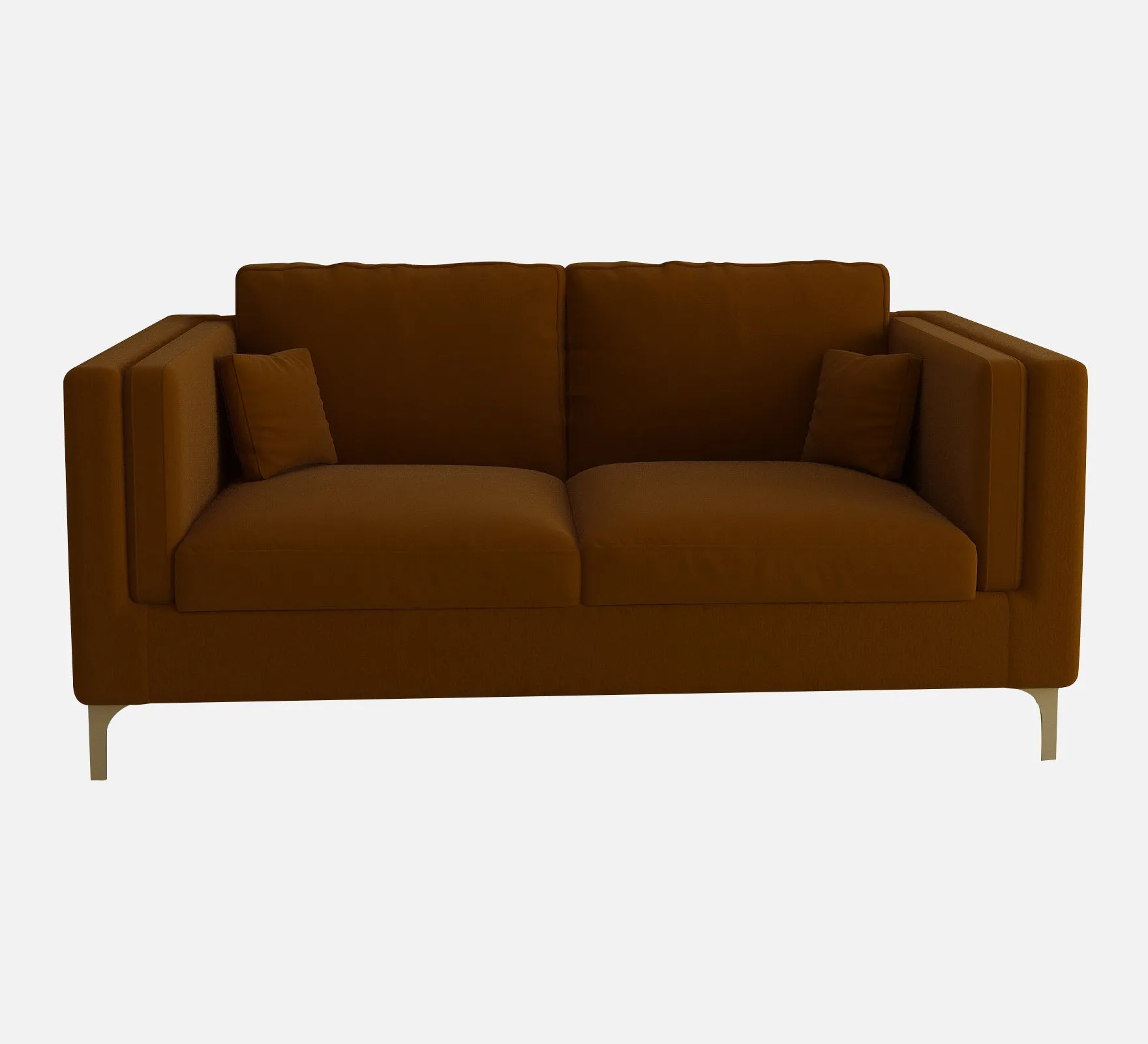 Adorn Homez Medan Sofa in Premium Velvet Fabric