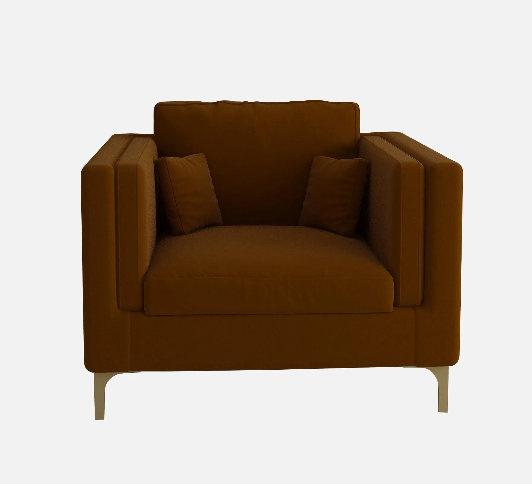 Adorn Homez Medan Sofa in Premium Velvet Fabric