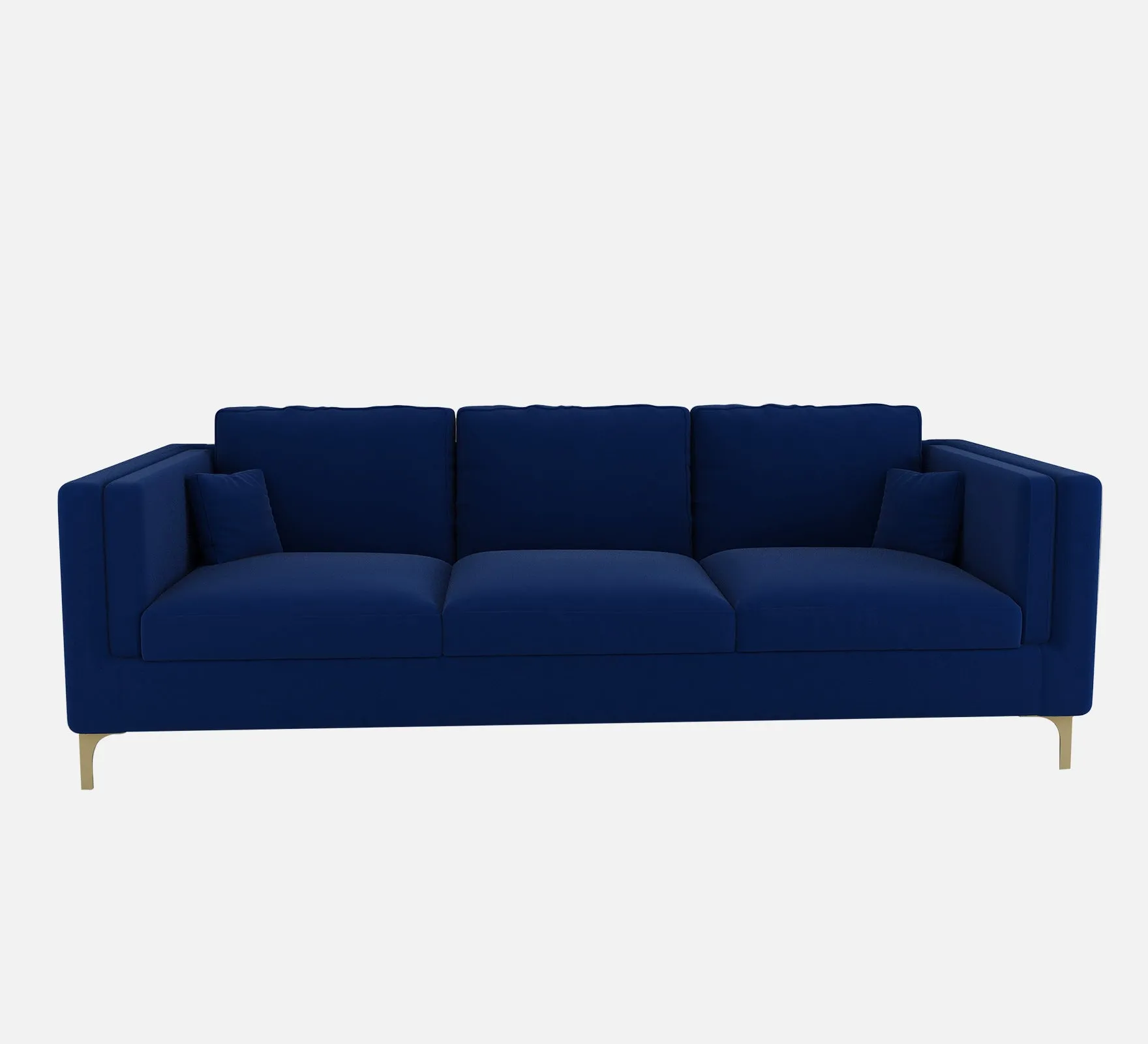 Adorn Homez Medan Sofa in Premium Velvet Fabric