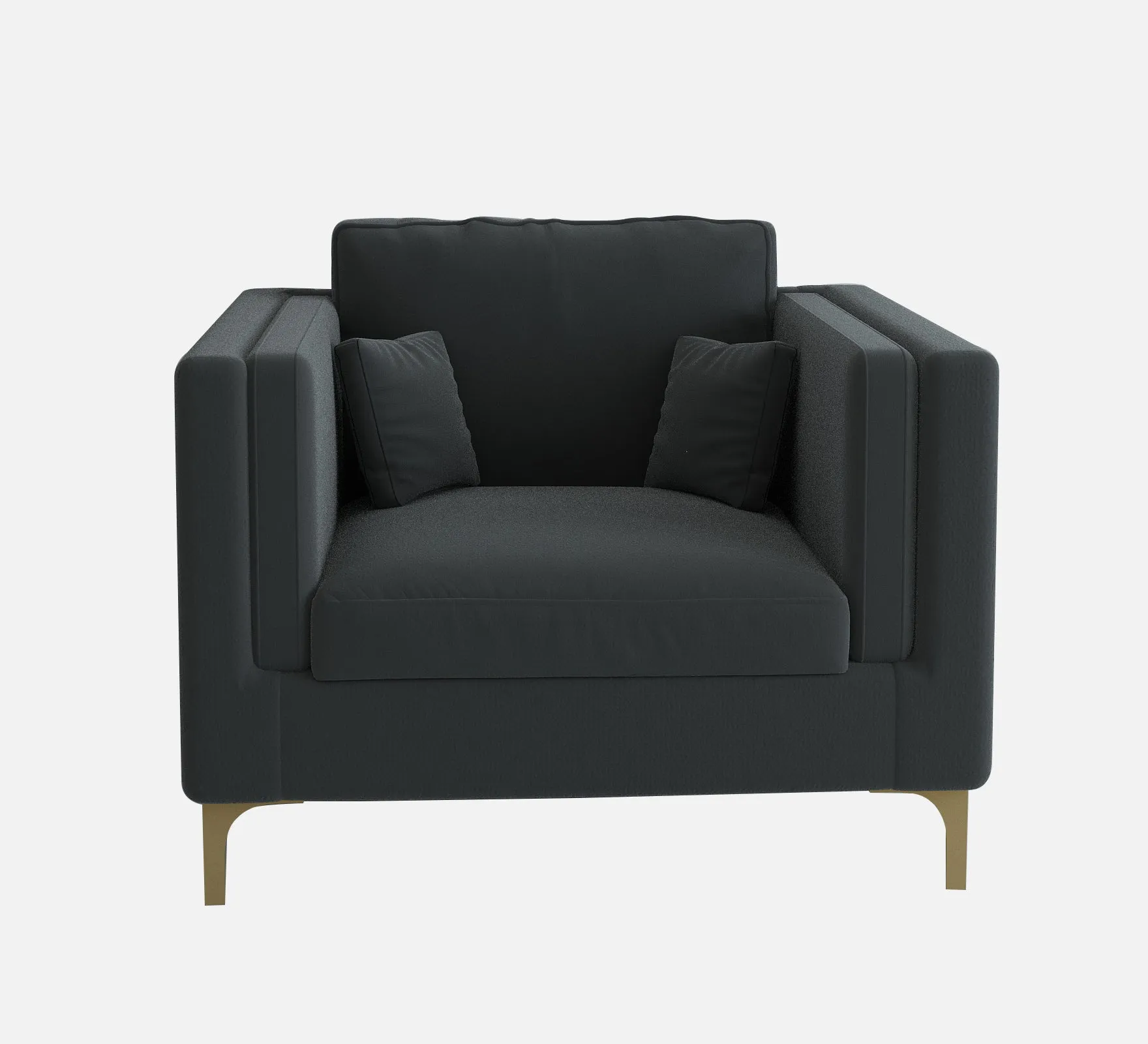 Adorn Homez Medan Sofa in Premium Velvet Fabric