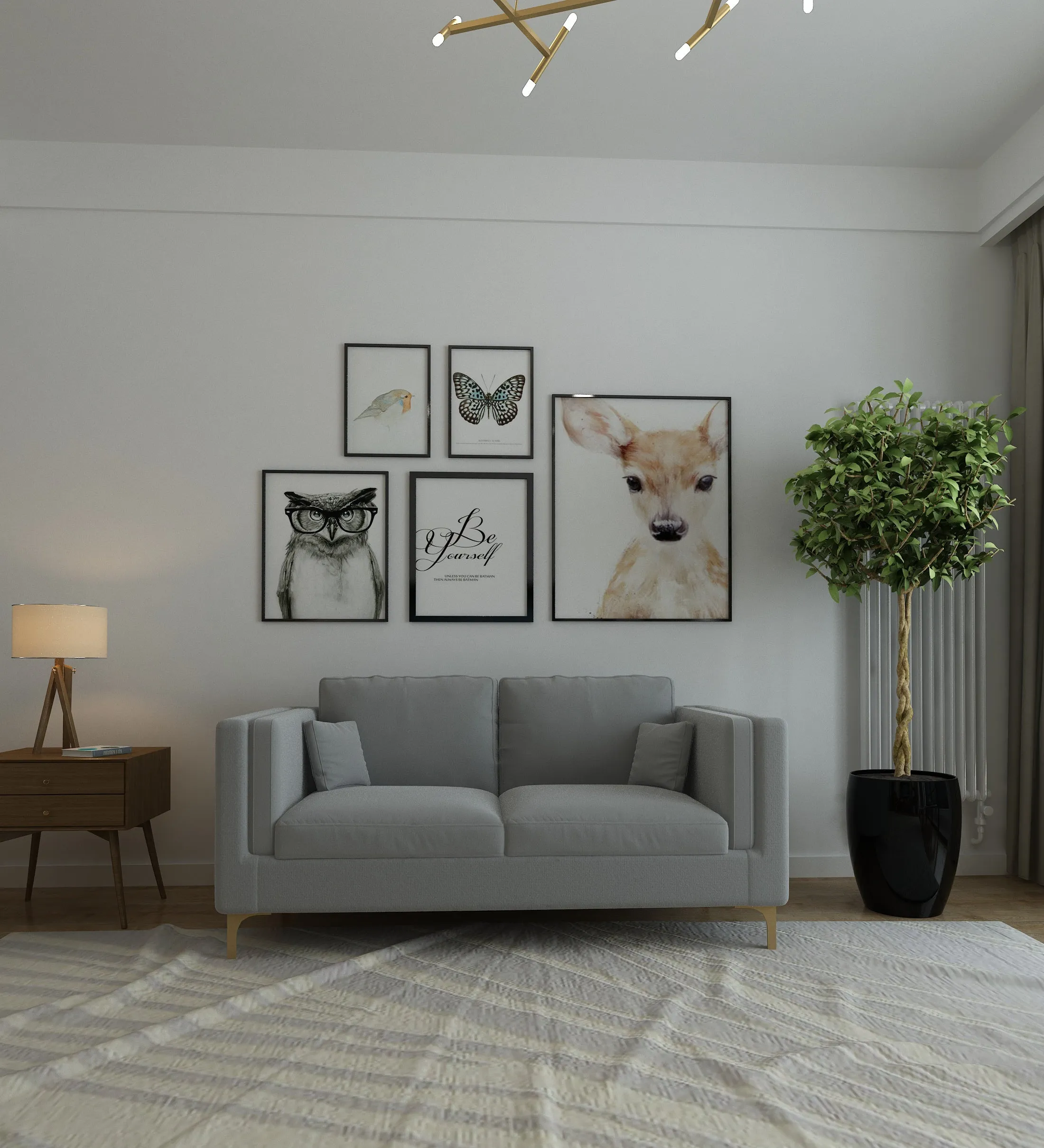 Adorn Homez Medan Sofa in Premium Velvet Fabric