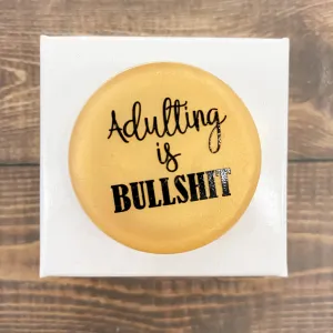 Adulting Is Bullshit Wine Cap