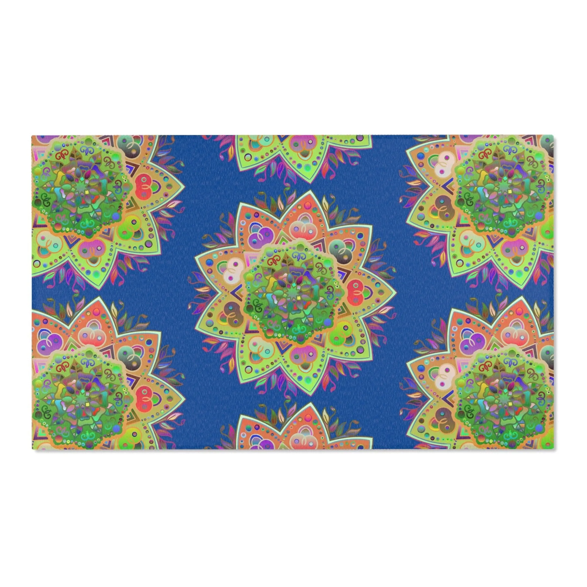 Area Rugs Featuring Hand-Drawn Mandala Designs
