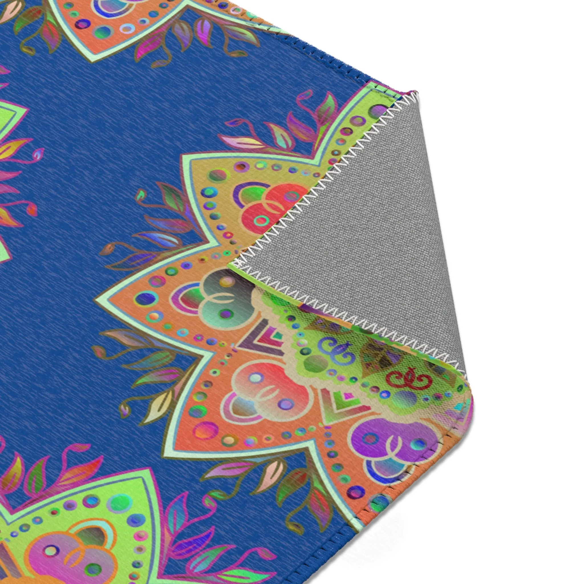 Area Rugs Featuring Hand-Drawn Mandala Designs