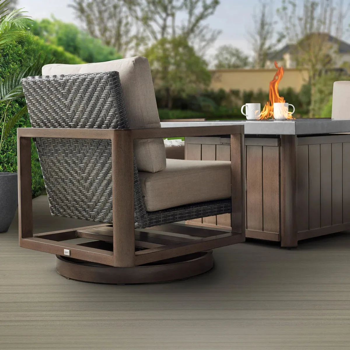 Ashford 5-piece Fire Chat Outdoor Seating Set