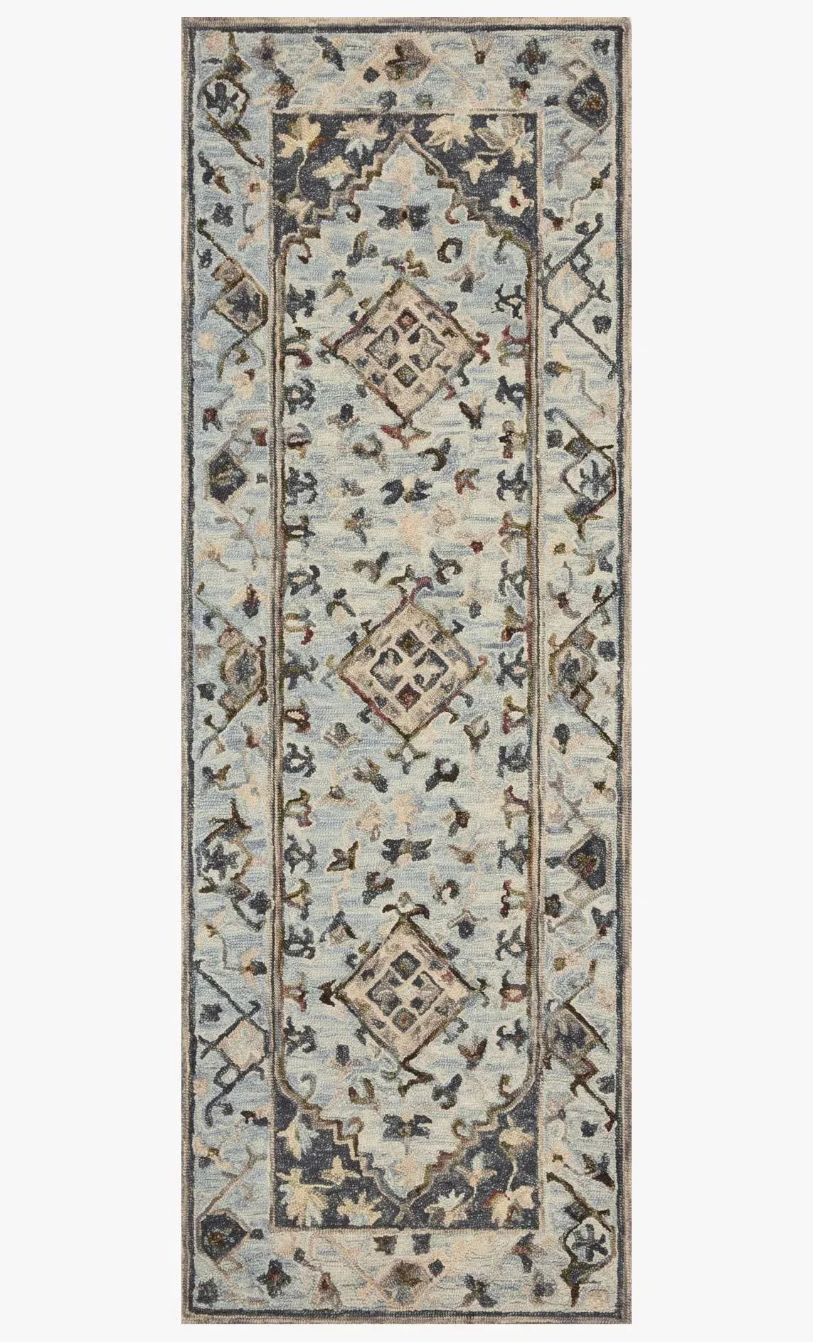 Beatty BEA-01 Light Blue/Blue Rug