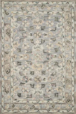 Beatty Rug in Light Blue & Multi