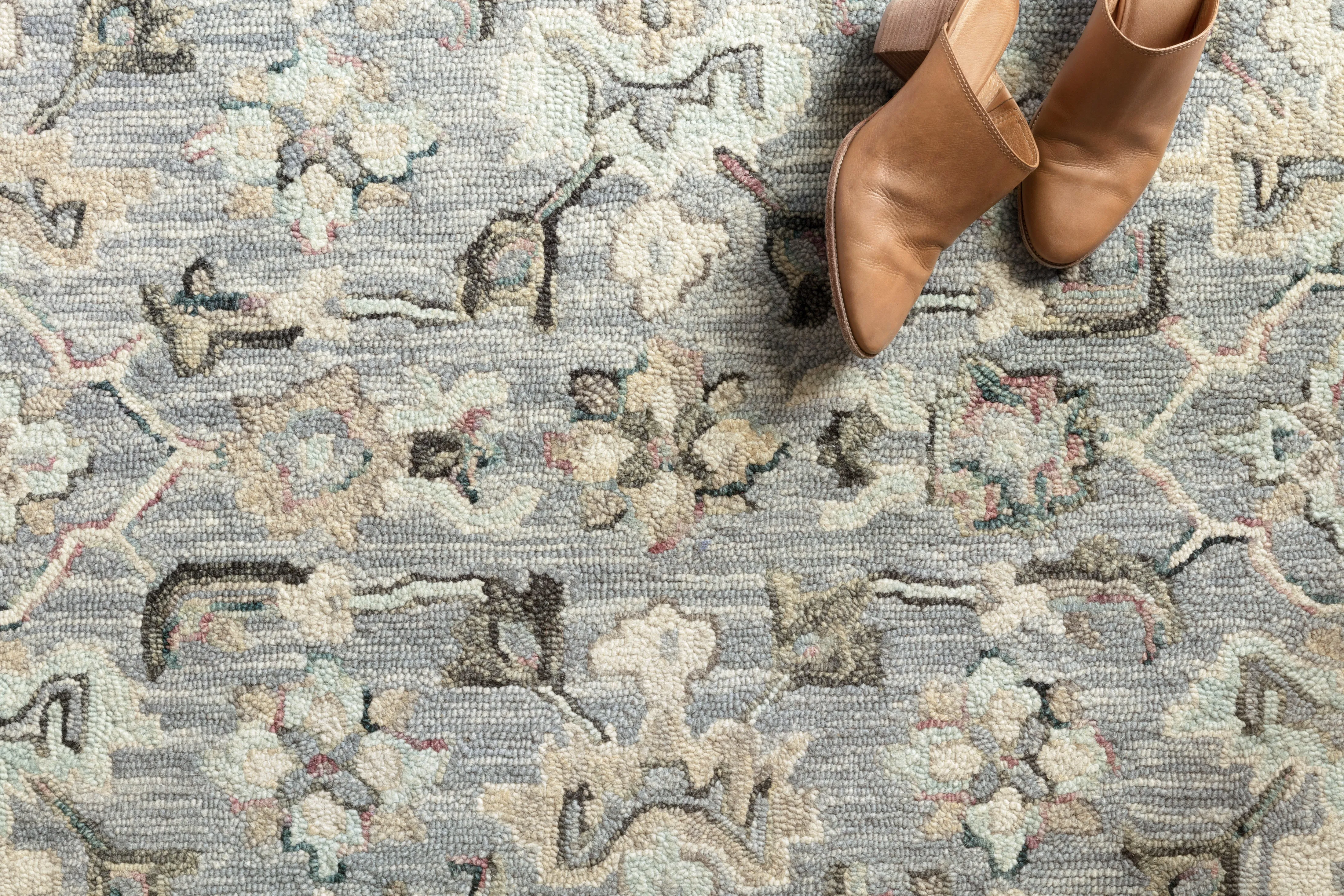 Beatty Rug in Light Blue & Multi