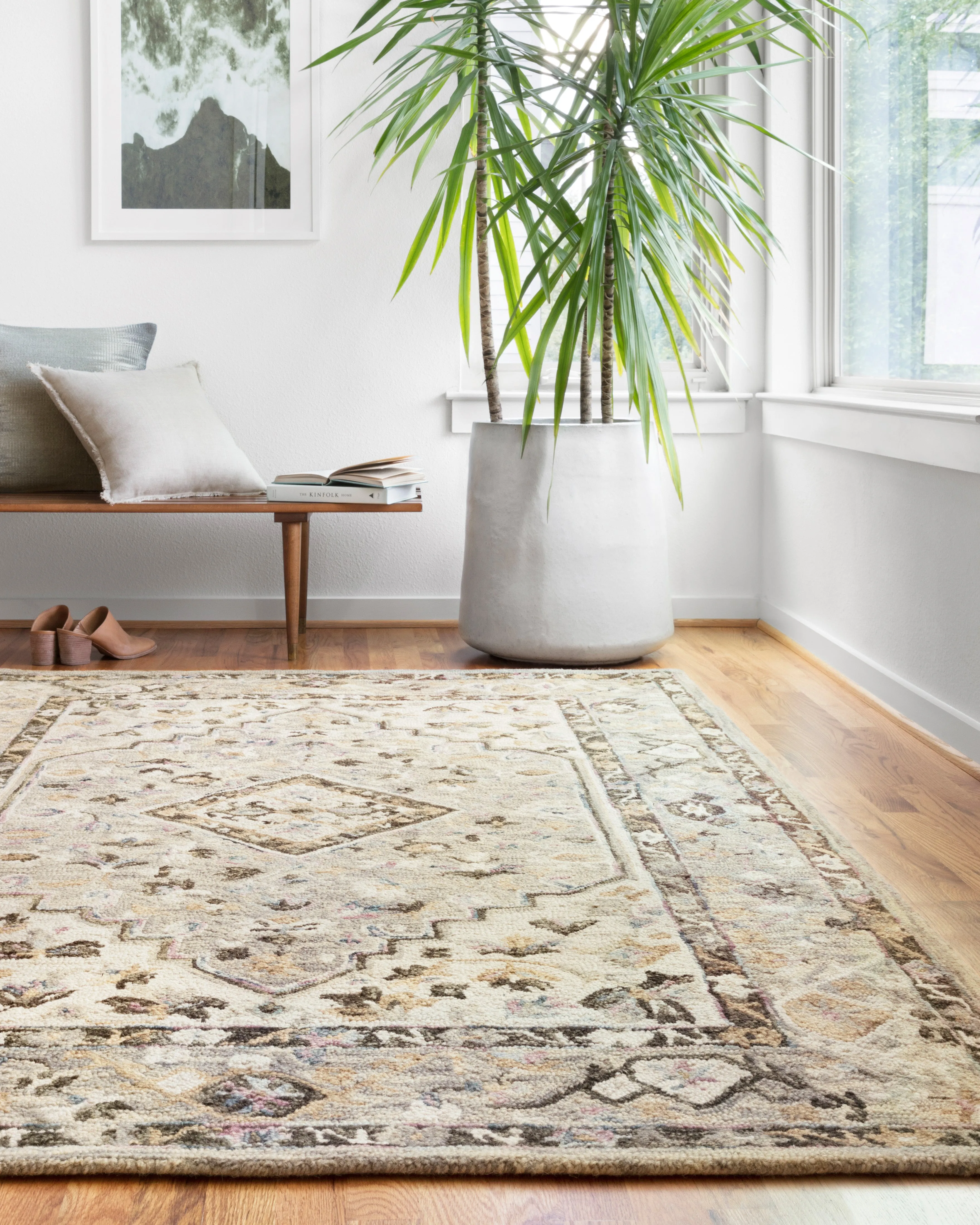 Beatty Rug in Lt. Blue & Blue