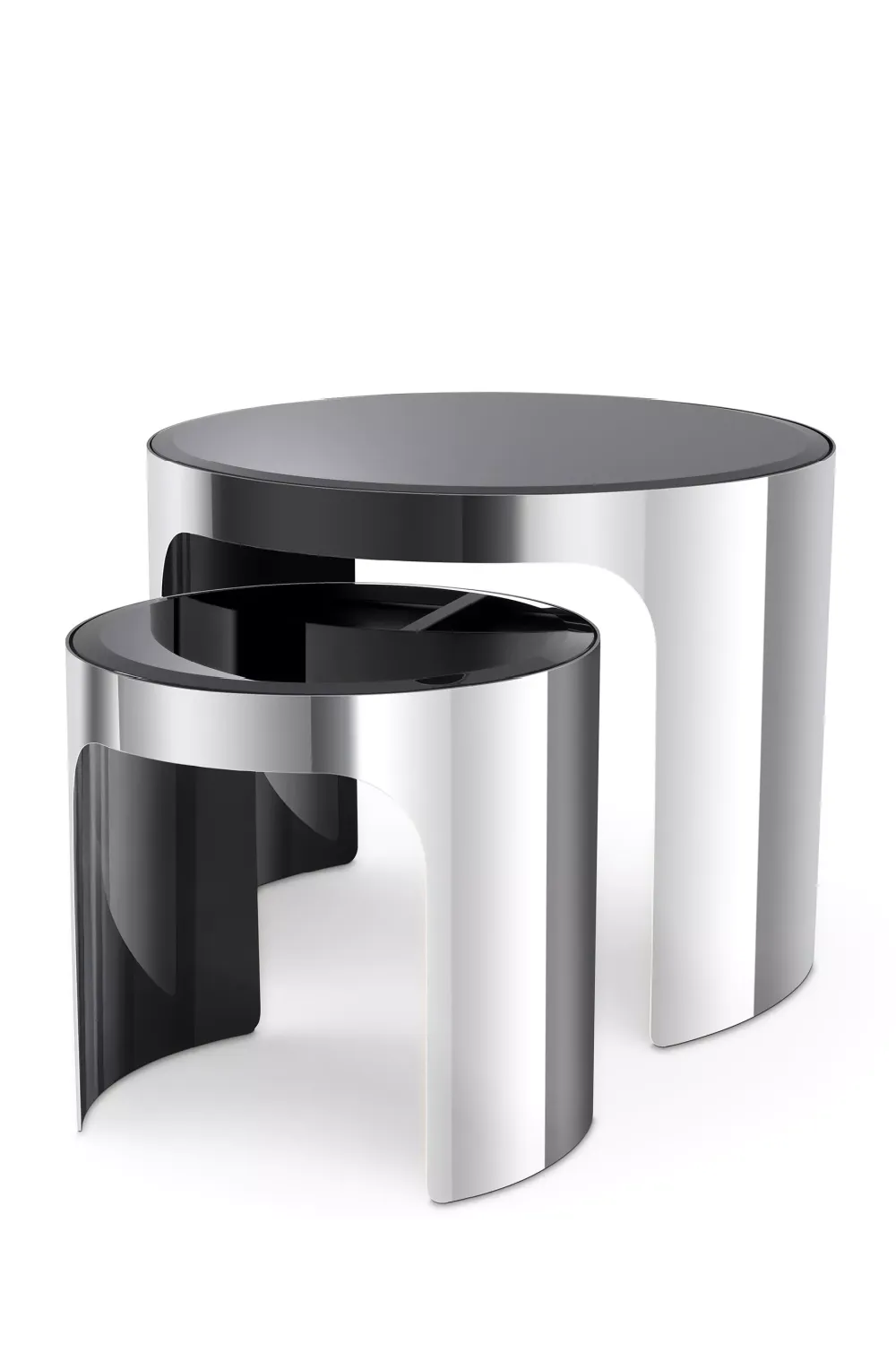 Bevelled Glass Side Tables (2) | Eichholtz Piemonte