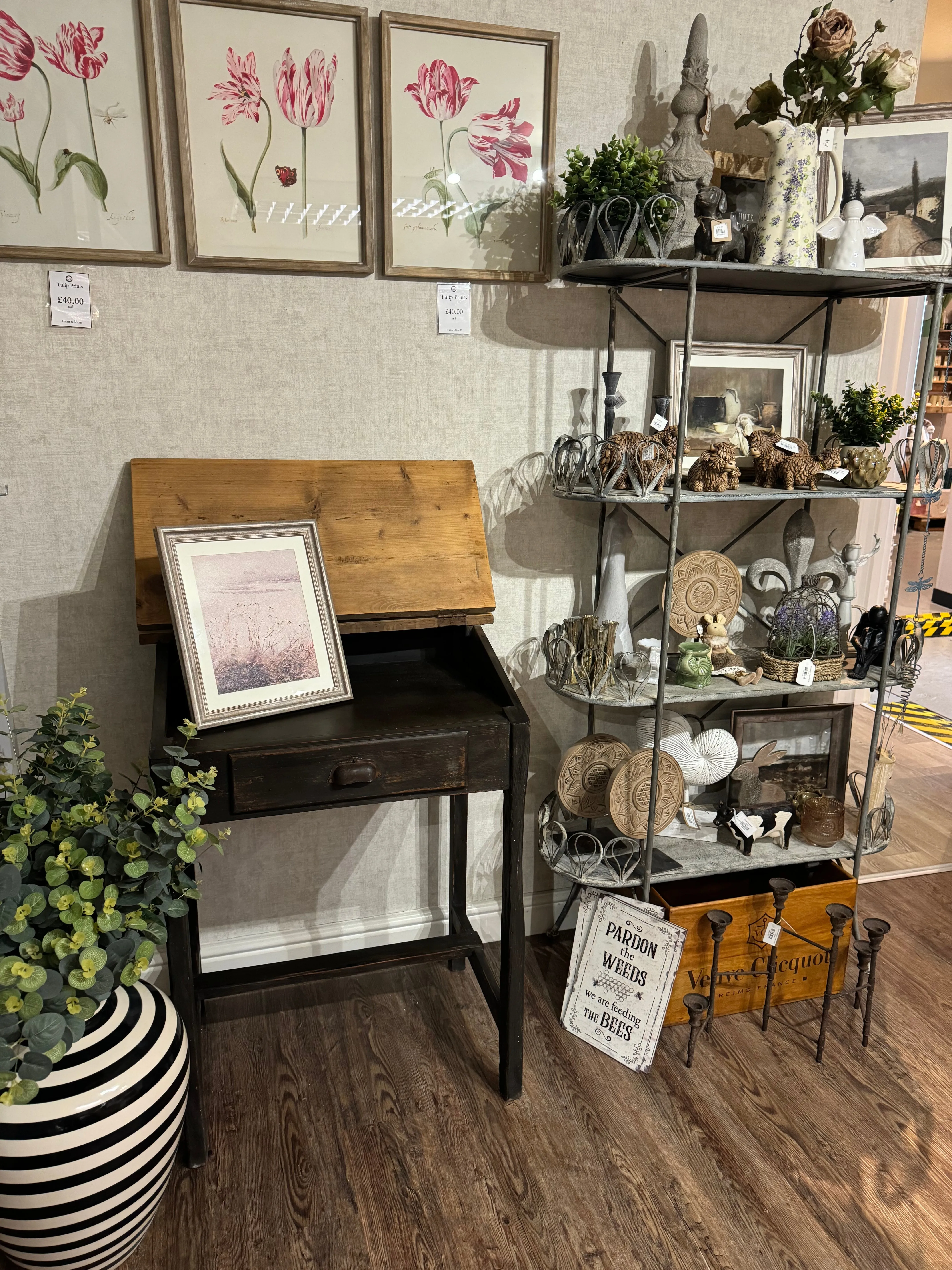 Black French Desk