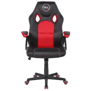 Ergonomic BX Gaming Chair in Black & Red - Model TEKGCV02R