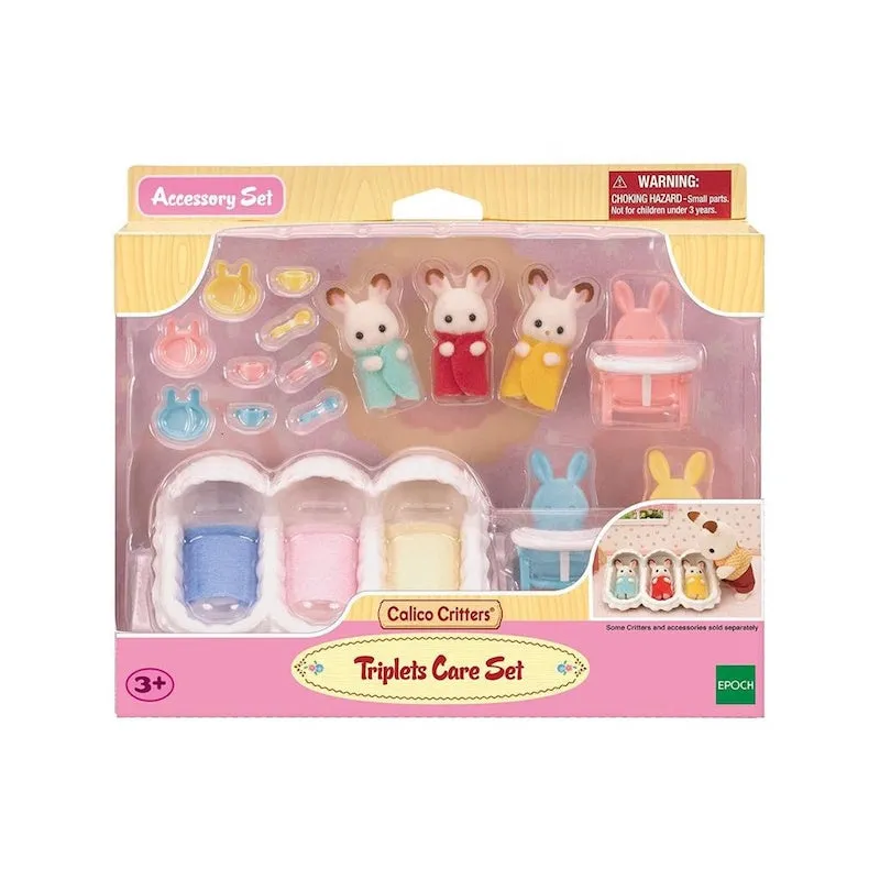 Calico Critters Triplets Care Set