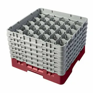 Heavy-Duty Cambro 30S1114416 Commercial Dishwasher Rack – Efficient, Stackable Design for Dishware & Glassware Storage