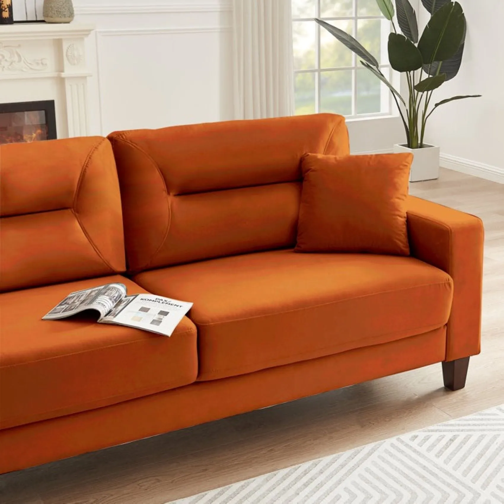 Celina 3 Seater Fabric Sofa