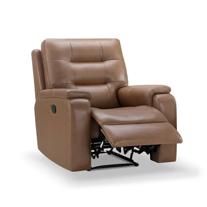 Charlie 1 Seater Manual Leatherette Recliner | Premium Leatherette Recliners