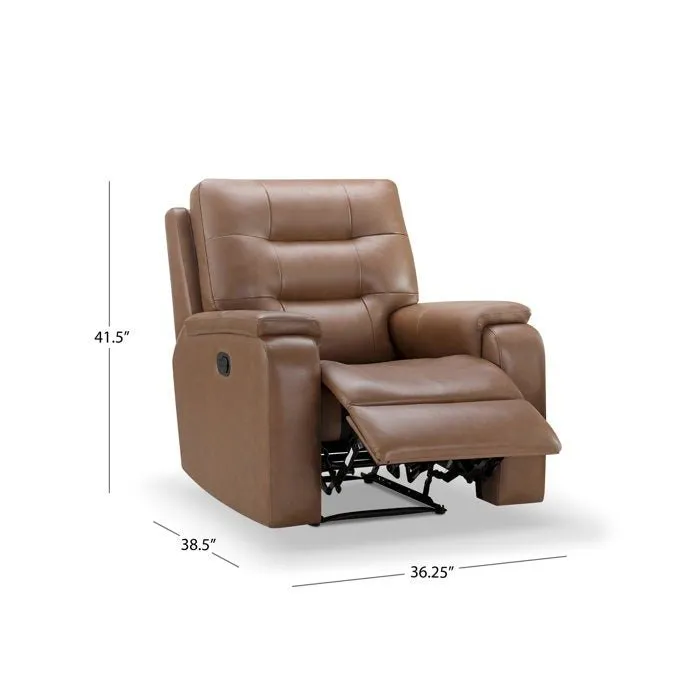 Charlie 1 Seater Manual Leatherette Recliner | Premium Leatherette Recliners