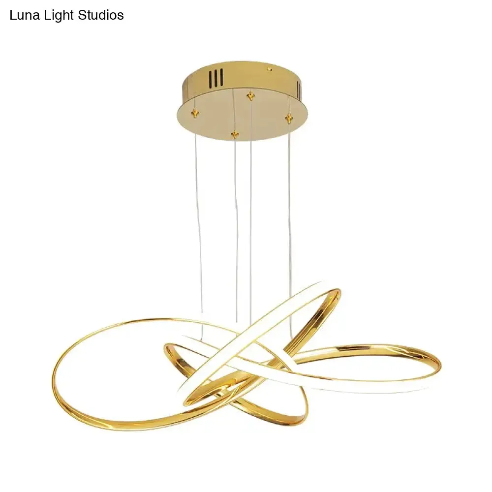 Chrome/Gold Plated Modern Led Pendant Lights For Dining Room Kitchen Room Hanging Led Pendant Lamp 90-260V