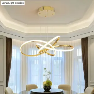 Chrome/Gold Plated Modern Led Pendant Lights For Dining Room Kitchen Room Hanging Led Pendant Lamp 90-260V