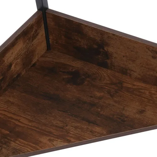 Corner Desk, Small Desk with Outlets, Corner Computer Desk Table for Small Space