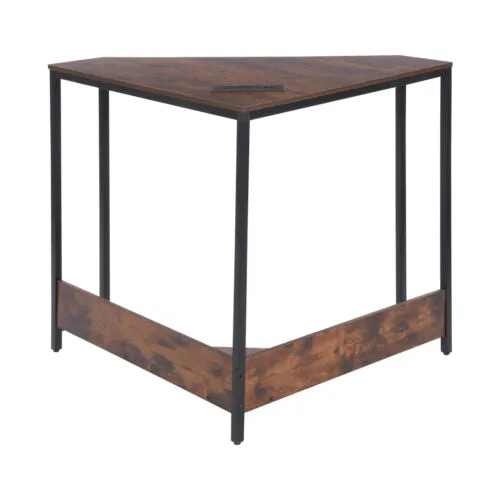 Corner Desk, Small Desk with Outlets, Corner Computer Desk Table for Small Space