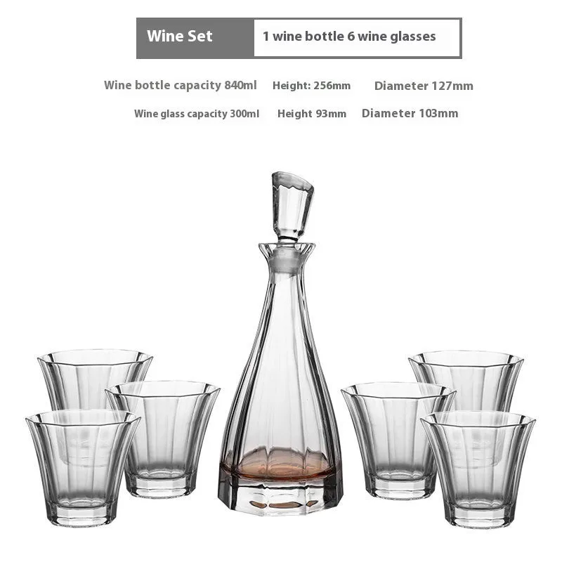 Creative Whiskey Liquor Glass Suit