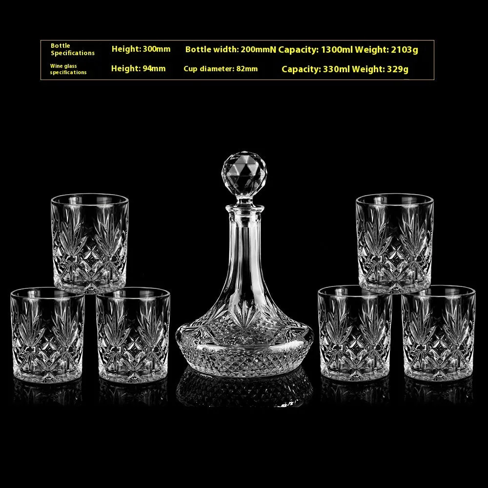 Creative Whiskey Liquor Glass Suit