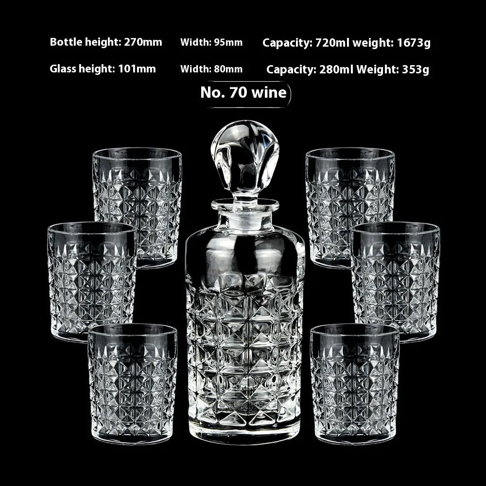 Creative Whiskey Liquor Glass Suit