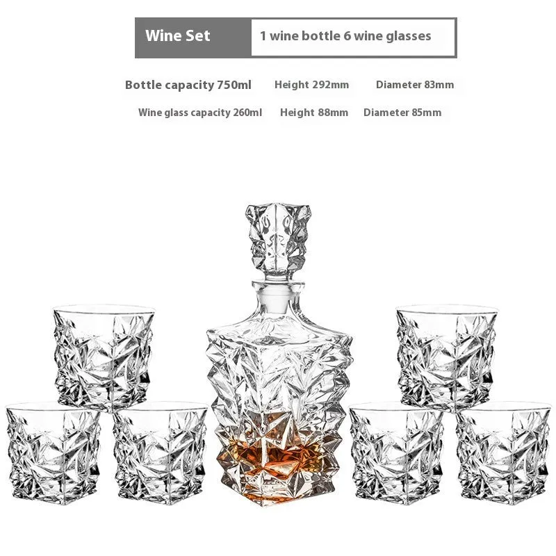 Creative Whiskey Liquor Glass Suit