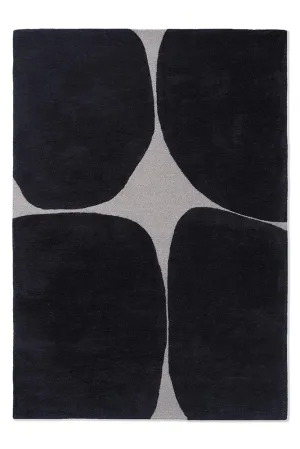 Decor Bruta 092205 Rugs by Brink and Campman in Off Black