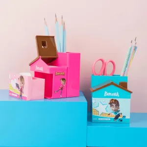 Sure! An optimized title for the Deli Pen Holder 9138 could be:

Stylish Deli Pen Holder 9138 - Convenient Desk Organizer for Pens, Markers, and More | Perfect for Office and Home Use

This title includes descriptive modifiers and keywords that enhance its appeal for e-commerce.