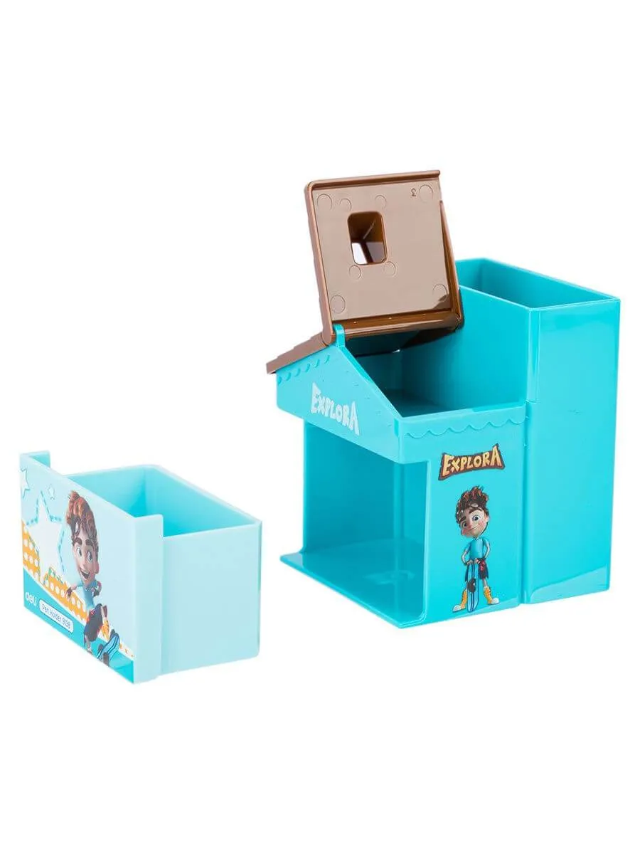 Sure! An optimized title for the Deli Pen Holder 9138 could be:

Stylish Deli Pen Holder 9138 - Convenient Desk Organizer for Pens, Markers, and More | Perfect for Office and Home Use

This title includes descriptive modifiers and keywords that enhance its appeal for e-commerce.