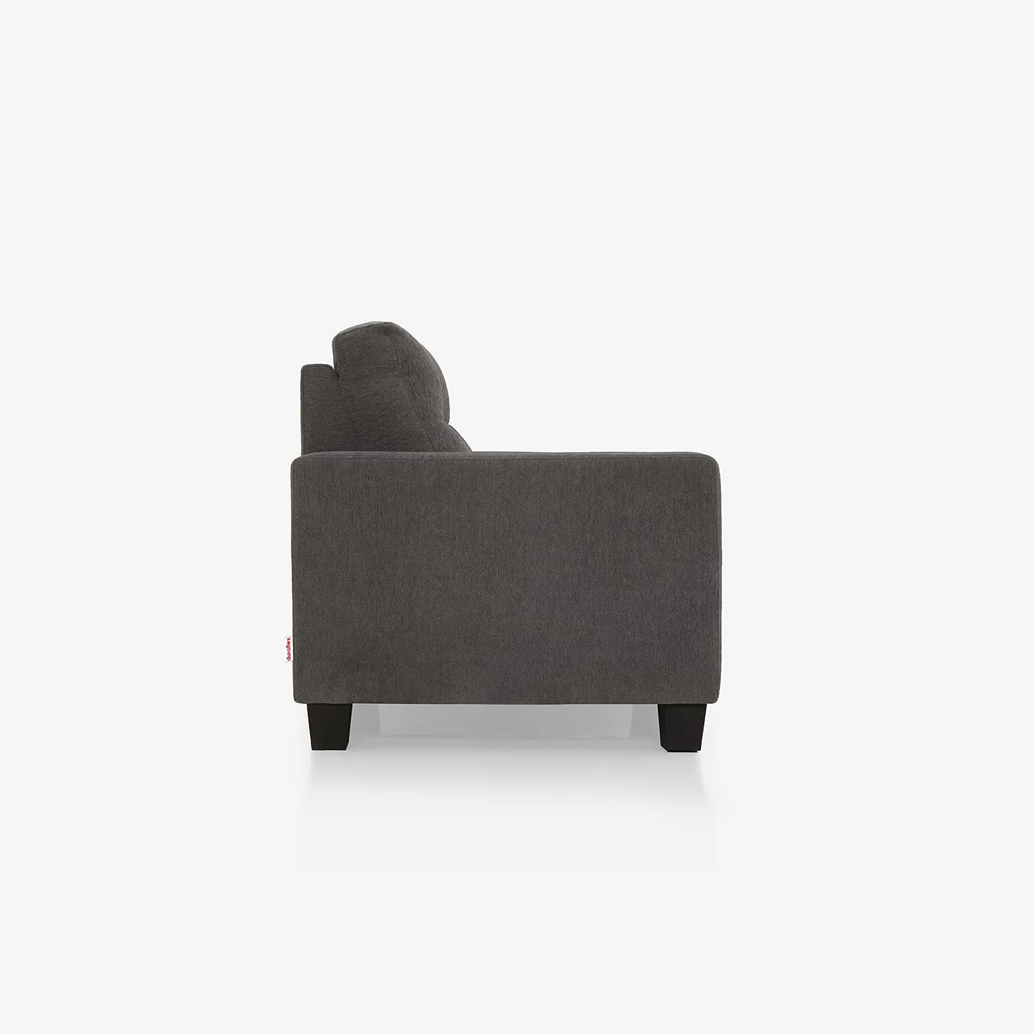 duroflex Ease 2 Seater Fabric Sofa in Grey Colour, 2-Person Sofa