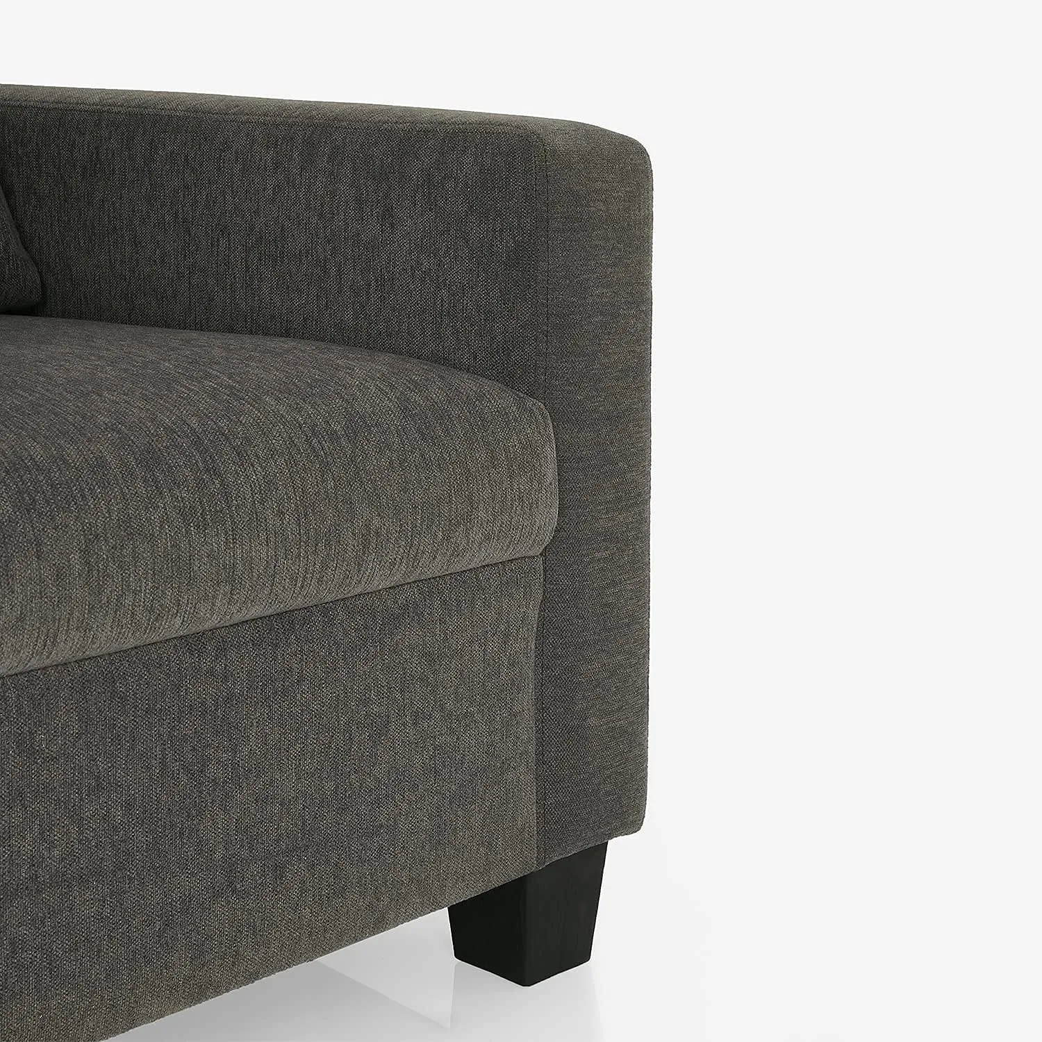 duroflex Ease 2 Seater Fabric Sofa in Grey Colour, 2-Person Sofa
