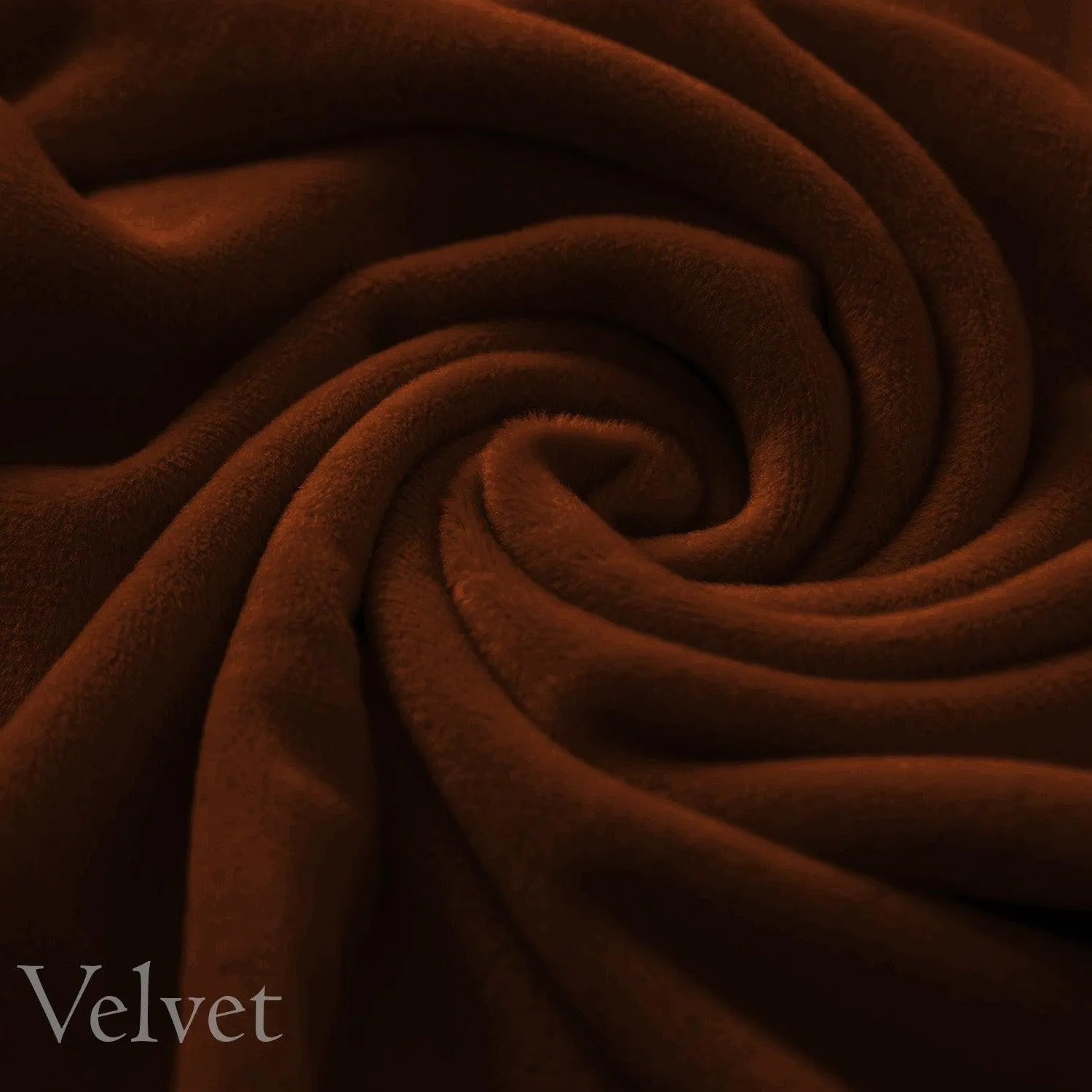 Elastic Stretchable Premium Velvet Sofa Cover, Rustic Brown