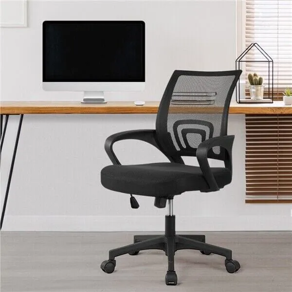 FlexVybe™ Executive Mesh Office Chair: Lumbar Support, Swivel, Adjustable Computer Chair