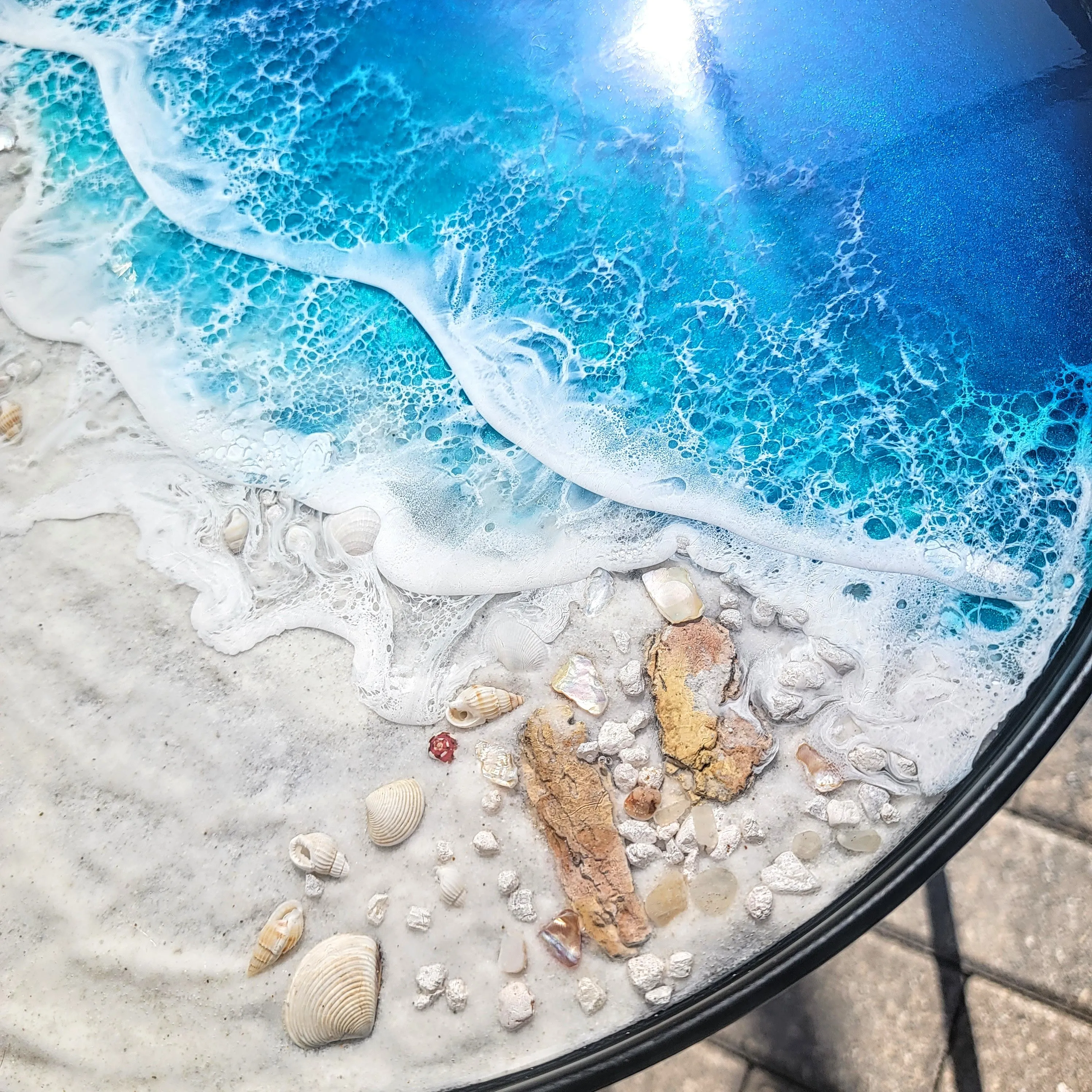 Gulf Shores Accent Table - Removable Tray Top