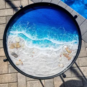 Gulf Shores Accent Table - Removable Tray Top