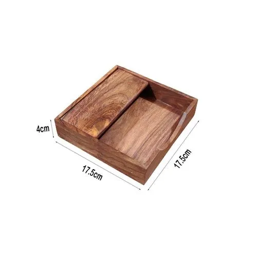 Handmade Sheesham Wood Tissue Paper Box