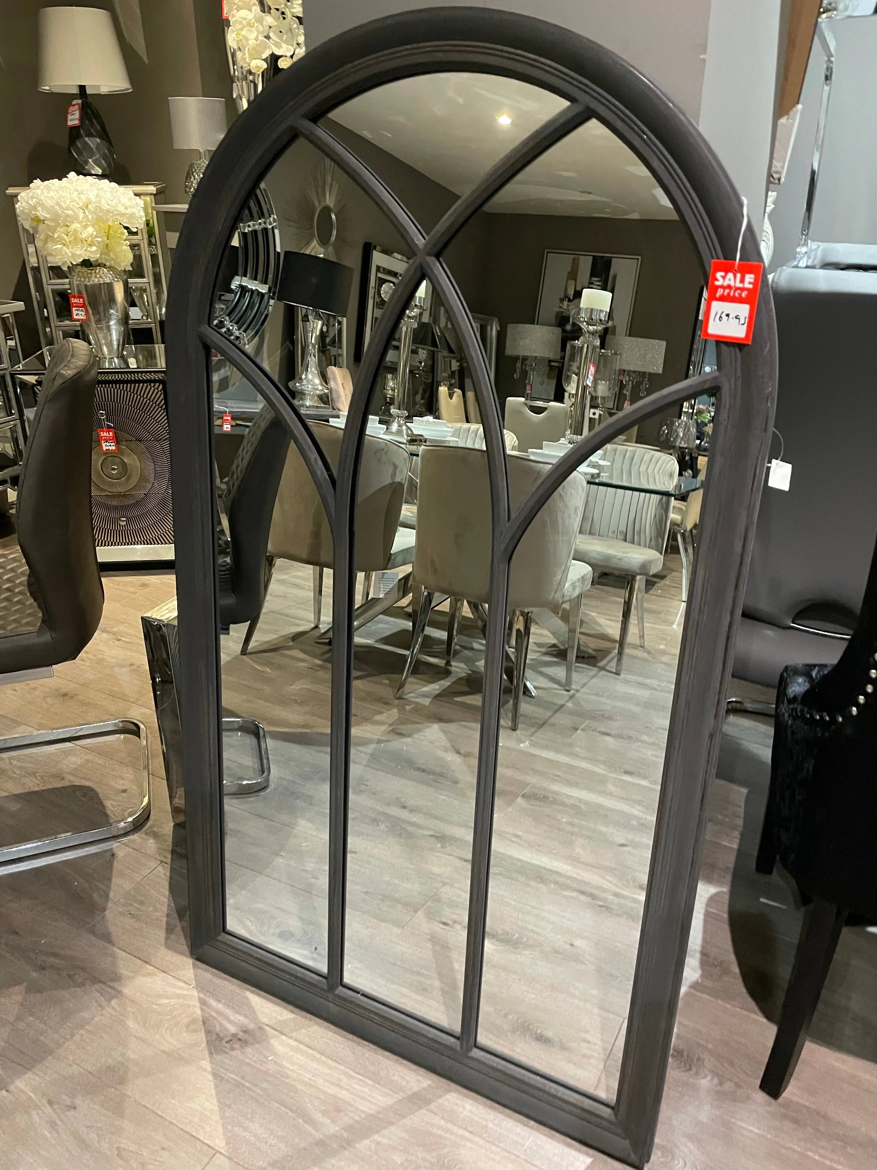 Holburn "sold as seen"  silver unboxed chairs   from warehouse . For Collection only