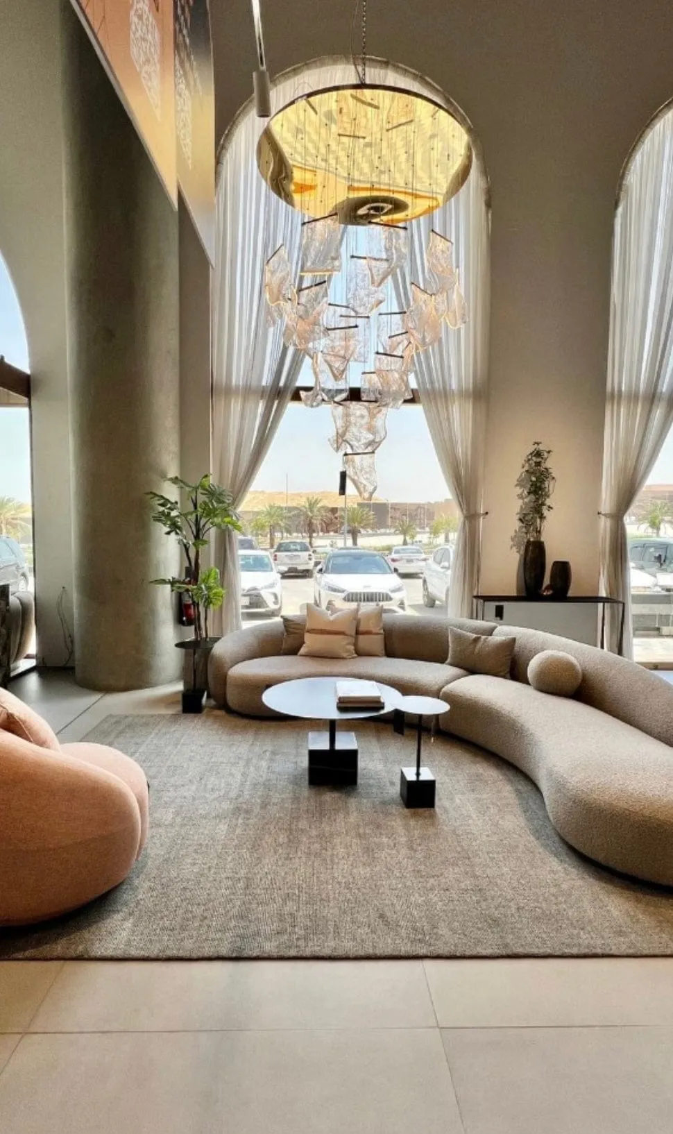 Jones Performance Boucle Curve Sofa